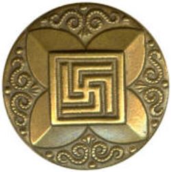 22-1.6  Radial designs (swastika) - brass